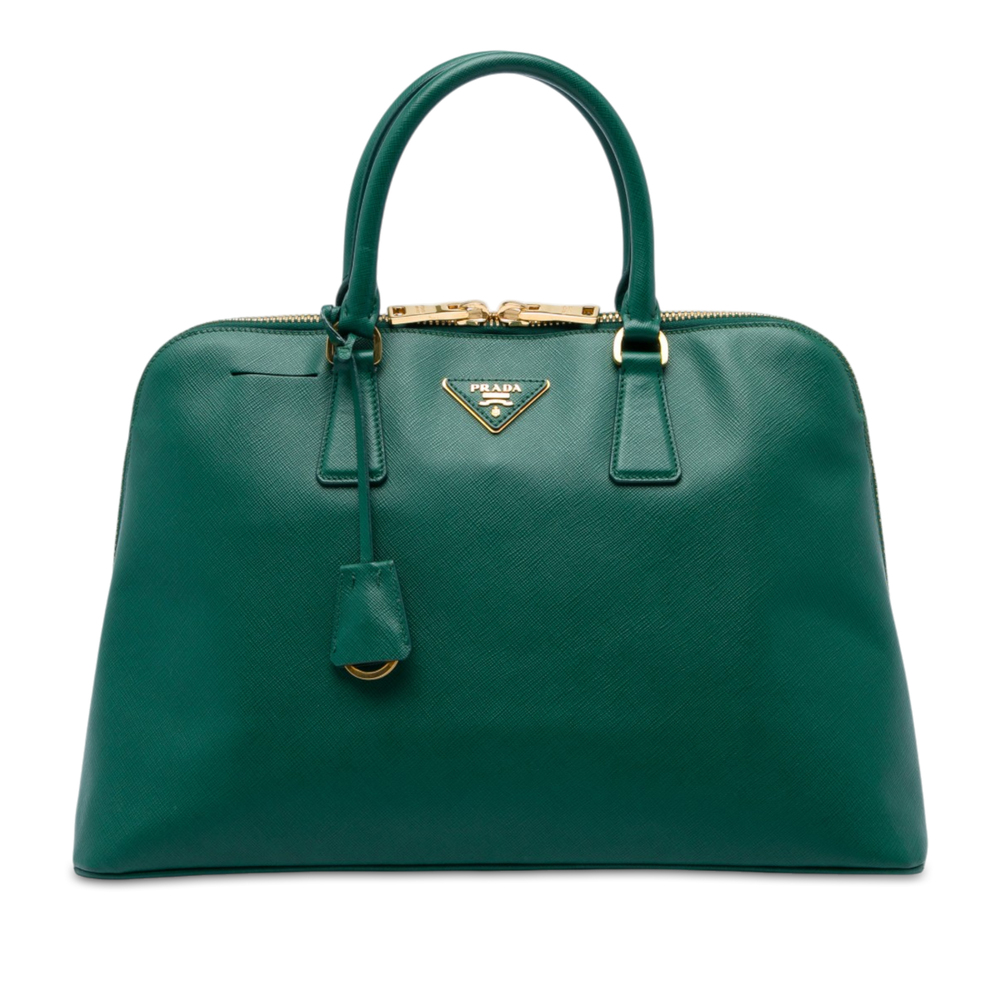 Pre-Loved Prada Large Saffiano Lux Promenade Satchel